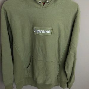 Authentic Supreme💚Box Logo Hoodie